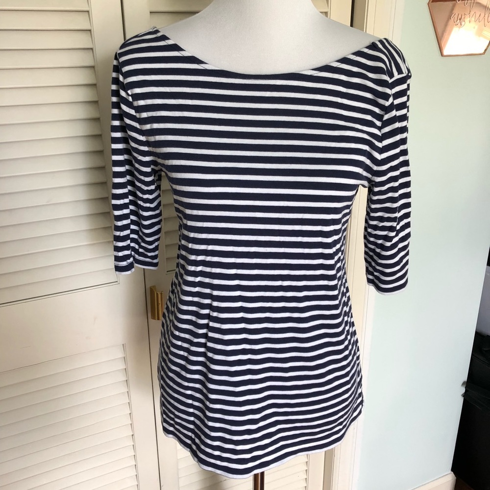 Old Navy Nautical Boatneck Tee